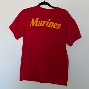 Rothco Red Short Sleeve Marines Tee